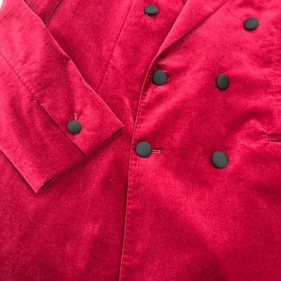 Banana Republic Red Double-Breasted Blazer - Picture 2 of 7